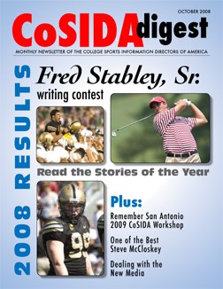 October CoSIDA Digest